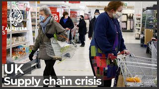 UK supply chain crisis leads to worst food shortages since 1970s [upl. by Eilram]