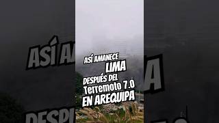 Así luce Lima tras el Terremoto 70 Caravelí Perú 2024 [upl. by Studdard]