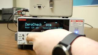 Measuring Resistivity with the Keithley 6517B and 8009 Electrometer and Test Fixture Combo [upl. by Mannes650]