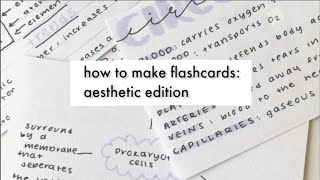 how to the ultimate guide to aesthetic flashcards  studyfluff [upl. by Laup]