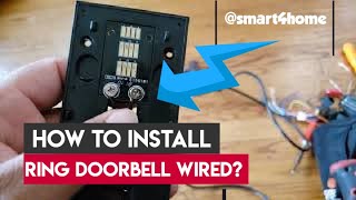 How To Install Ring Doorbell Wired New 2023 Lower Cost Version  Install Ring DoorBell  How [upl. by Gentry]