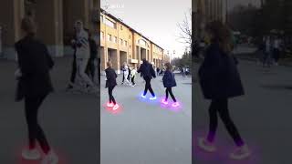 Amazing Shuffle Dance With Glowing Shoes TikTok tuzelitydance [upl. by Fendig135]