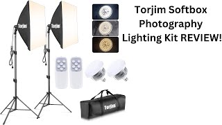 Torjim Softbox Photography Lighting Kit REVIEW [upl. by Nawek]