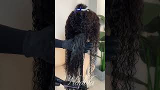 Define the curls is a satisfied thing nadulahair hairfactory hairtutorial curlyhair fyp [upl. by Trescha]