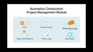 Acumatica Construction Project Mangament 5 Min Overveiw [upl. by Noble643]