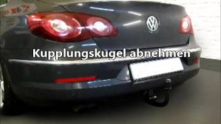 Anhängerkupplung am VW Passat CC abnehmbar 1135933 [upl. by Eecyak]