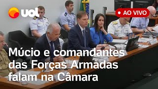 🔴 Mucio e comandantes das Forças Armadas falam ao vivo sobre segurança nacional e militares [upl. by Htaras376]