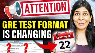 NEW GRE TEST FORMAT 2023 🔥  Everything you need to know 🤯 [upl. by Nonarb176]