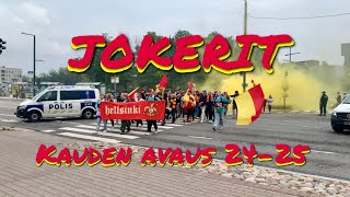 Jokerit Mestis 2425 KVantaa  Jokerit Tikkurila Vantaa 14924 Eteläpääty  marssien matsiin [upl. by Rehpinej523]