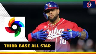 Yoan Moncada Third Base All Stars of the 2023 World Baseball Classic [upl. by Nylave]