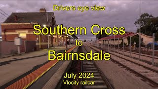 Drivers eye view Southern Cross to Bairnsdale VL July 2024 [upl. by Duston]