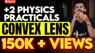 Plus Two Physics Practicals  Convex Lens  Eduport Plus Two [upl. by Corkhill]