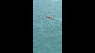 Man Survives Milton Clinging To A Cooler In The Gulf [upl. by Assenab]