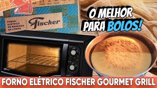 FORNO ELÉTRICO fischer gourmet grill 44l  REVIEWTESTANDO [upl. by Cordova100]