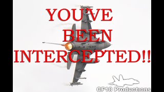 Youve Been Intercepted  NORAD F16 Intercept Demo at Abbotsford Air Show 4k [upl. by Zzabahs]