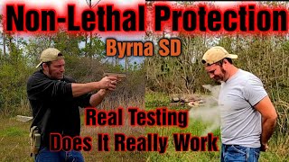 Byrna SD NonLethal Protection Real Testing Will It Stop A Attacker [upl. by Arodnahs]