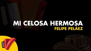 Mi Celosa Hermosa Felipe Peláez Video Letra  Sentir Vallenato [upl. by Phyllis719]