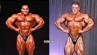 Dorian Yates VS Nasser El Sonbaty Front Physique Comparison dorianyates [upl. by Nosnek]