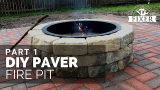 What was I thinking  DIY Paver Fire Pit  Part 1 [upl. by Flossy]