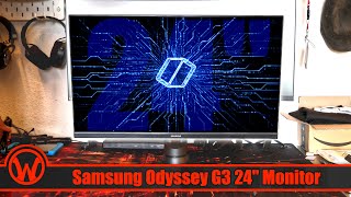 Samsung 24quot Odyssey G3 Gaming Monitor Anmeldelse Dansk [upl. by Norak]