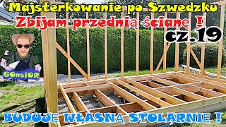 BUDUJĘ WŁASNĄ STOLARNIĘ  cz19 skręcam przednią ściankę  majsterkowanieposzwedzku [upl. by Linden329]