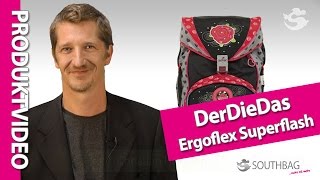 DerDieDas Schulranzen Ergoflex Superflash  Produktvideo [upl. by Oinolopa866]