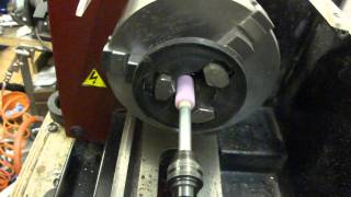 Backenfutter ausschleifen  Rotwerk EDM 350  How to grind out a chuck of a Lathe [upl. by Juna]