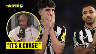 Kieron Dyer BELIEVES Newcastle Is quotCURSEDquot For NOT Winning A Trophy In So LONG👀😬 [upl. by Arriek]