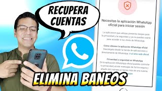 NUEVO WHATSAPP PLUS Ultima Versión ✅ ELIMINA Baneo Necesitas Instalar la versión Oficial 😱 [upl. by Maretz516]