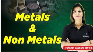 Metals amp Non Metals  Introduction Position in PT amp Electronic Configuration  Poonam mam ATP Star [upl. by Zaraf672]