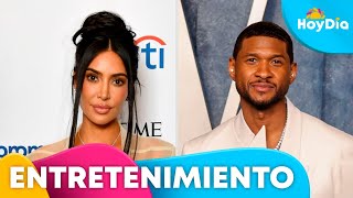 Kim Kardashian y Usher se lanzan miradas coquetas durante un concierto  Hoy Día  Telemundo [upl. by Boffa]