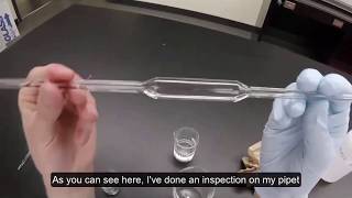 Calibration and Use of a Volumetric Pipet [upl. by Eirolav917]