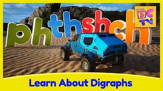 Learn About Digraphs for Kids with Cars and Monster Trucks [upl. by Reinert]