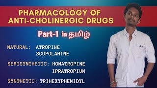 77 Pharmacology of AntiCholinergic Drugs Part1 in தமிழ் [upl. by Aldos305]