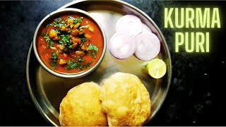 Kurma Puri Recipe  How To Make Kurma Puri  Ratnagiri Special [upl. by Bashee]