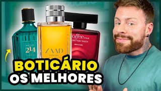 Meus 4 MELHORES PERFUMES de O BOTICÁRIO atualmente  Perfumes Nacionais Masculinos [upl. by Renruojos]