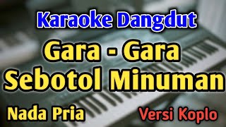 GARA GARA SEBOTOL MINUMAN  KARAOKE  NADA PRIA COWOK  Versi Koplo  Shinta Arsinta [upl. by Hugon780]