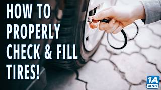 How to Properly Check and Fill Tires on Your Car [upl. by Robbin]