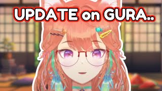 Kiara Updates on Guras Status 【Takanashi Kiara  Hololive EN】 [upl. by Judah]