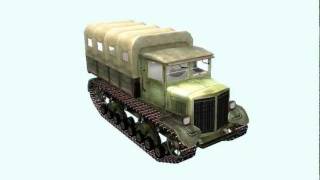 Heavy Artillery Tractor Voroshilovets [upl. by Daniyal300]