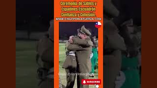 Carabineros de Chile Ceremonia de Sables y Espadines  Escuadrón Confianza y Cohesión chile [upl. by Yerroc]