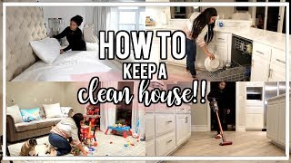 Clean With Me  Tips for Keeping a Clean House [upl. by Meriel]