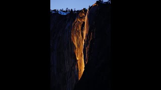 Horsetail Falls  Natural Yosemite Valley Firefall [upl. by Siramad]