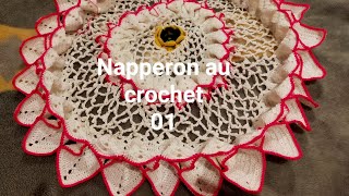 Tuto napperon au crochetnappe de table au crochet 12 [upl. by Paula271]