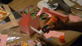 DIY Gift Bags amp Boxes From Cardstock Paper [upl. by Esinnej484]