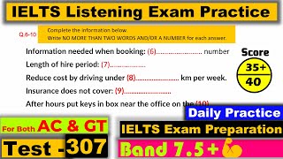 IELTS Listening Practice Test 2023 with Answers Real Exam  307 [upl. by Ainevul300]