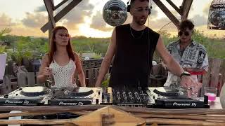 TULUM 2024 SUNSET  Falling   Progressive House  at Ephimera tulum dj falling party tulum [upl. by Lledra]