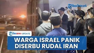 Kepanikan Warga Israel saat Iran Luncurkan 180 Rudal Mulut Komatkamit Ucap Doa Mohon Keselamatan [upl. by Snell]