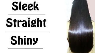 DIY  Daily Hair Straightening Routine  At Home  superwowstyle [upl. by Hoon]