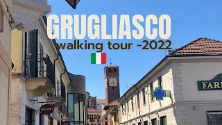 Grugliasco Piedmont Italy walking tour Towns near Turin [upl. by Ydnal]